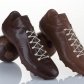Chaussure et ballon de foot en chocolat - ref_413 - La panoplie avec chaussure au chocolat au lait