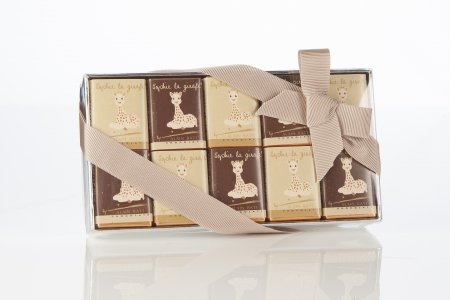 Napolitains Sophie la girafe ® - ref-1366N - Coffret 200g Chocolat noir