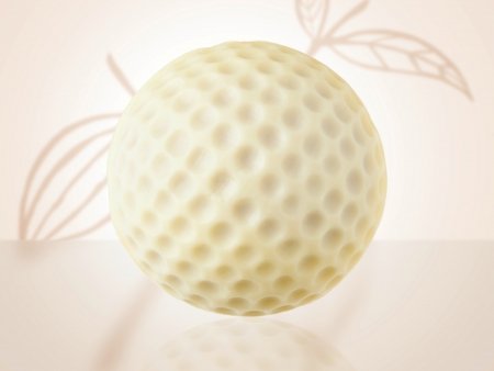 Balle de Golf - ref_1524 - Bouchée pralinée Ivoire